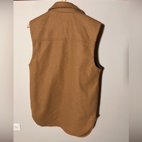 Love Tree Women's Brown Long Button-Up Vest - Picture 3 of 6